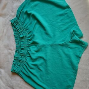 Victoria Secret Gold Tag, Vintage Teal Casual, Sleepwear, Loungewear Soft Shorts
